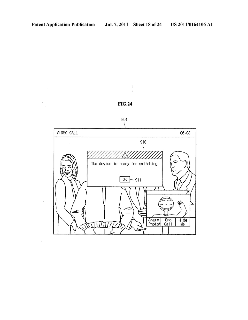 METHOD FOR CONNECTING VIDEO COMMUNICATION TO OTHER DEVICE, VIDEO     COMMUNICATION APPARATUS AND DISPLAY APPARATUS THEREOF - diagram, schematic, and image 19
