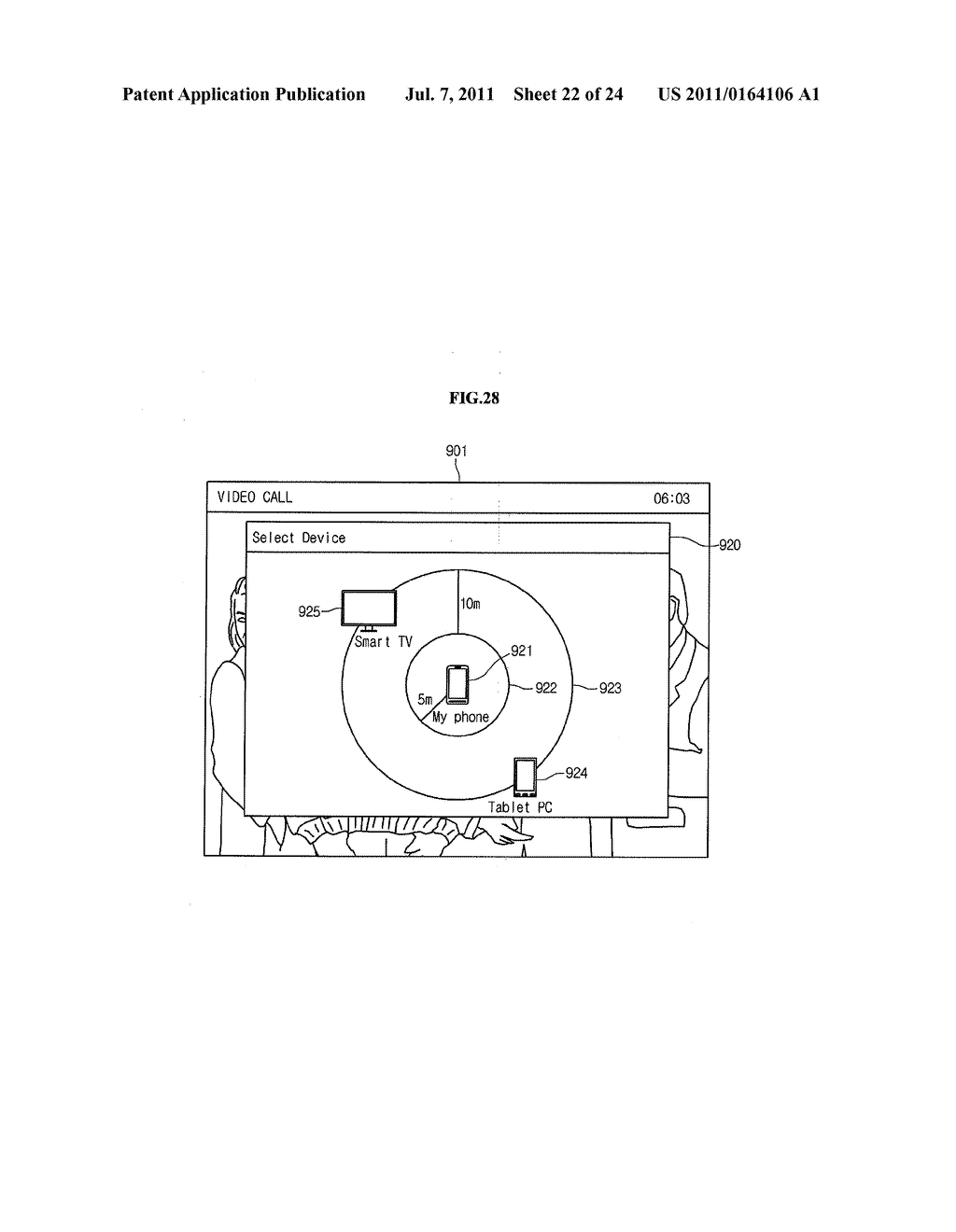 METHOD FOR CONNECTING VIDEO COMMUNICATION TO OTHER DEVICE, VIDEO     COMMUNICATION APPARATUS AND DISPLAY APPARATUS THEREOF - diagram, schematic, and image 23