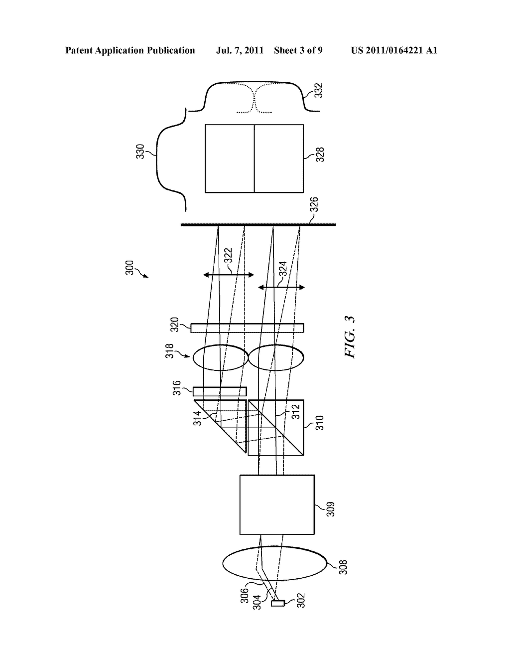 System and Method for Efficiently Delivering Rays from a Light Source to     Create an Image - diagram, schematic, and image 04