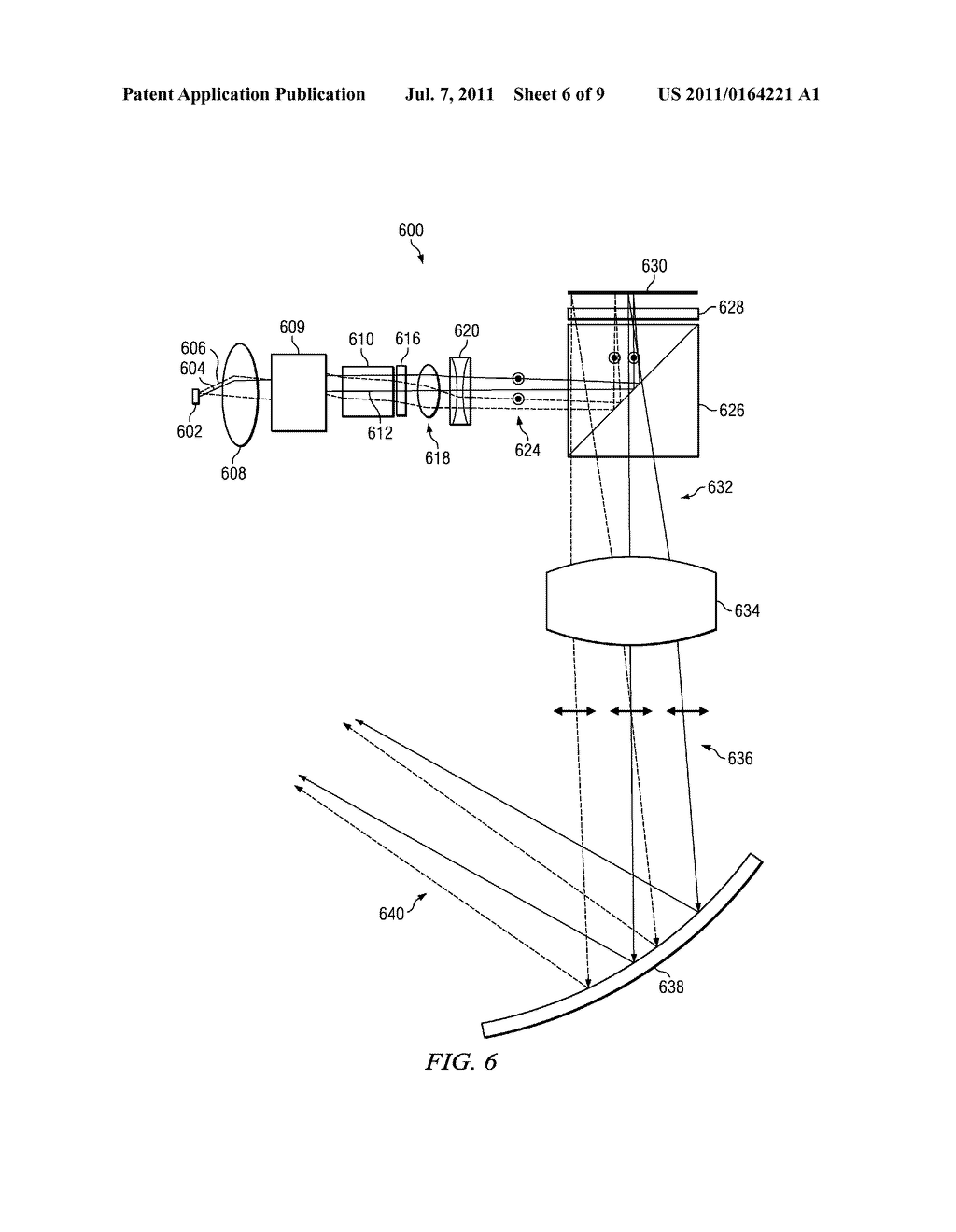 System and Method for Efficiently Delivering Rays from a Light Source to     Create an Image - diagram, schematic, and image 07