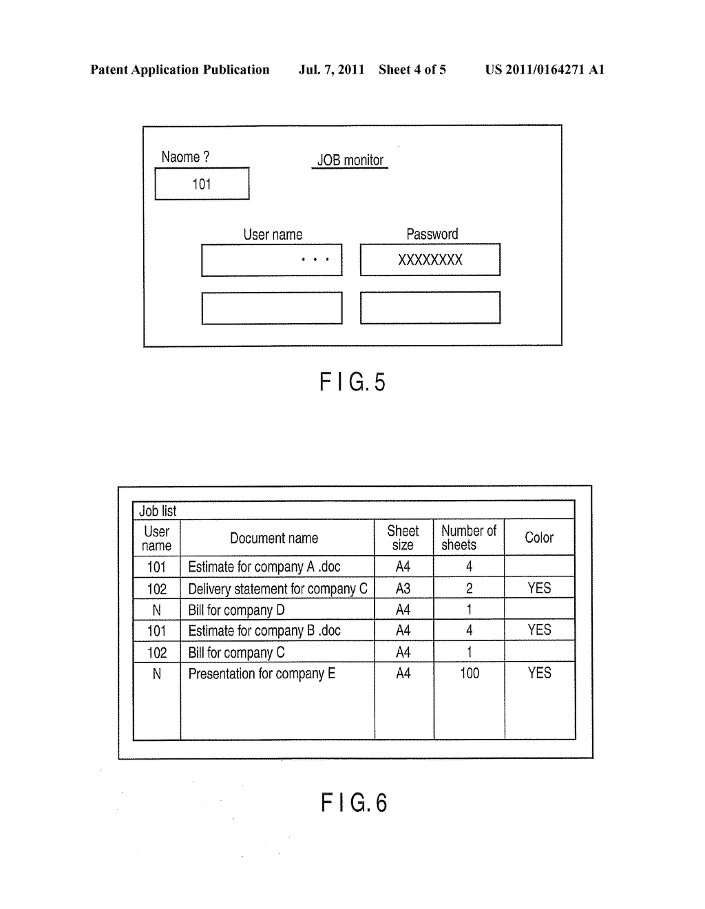 IMAGE PROCESSING APPARATUS AND METHOD FOR MONITORING JOBS - diagram, schematic, and image 05
