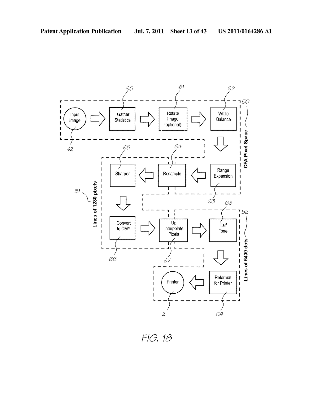 METHOD OF PRINTING DITHERED IMAGES - diagram, schematic, and image 14