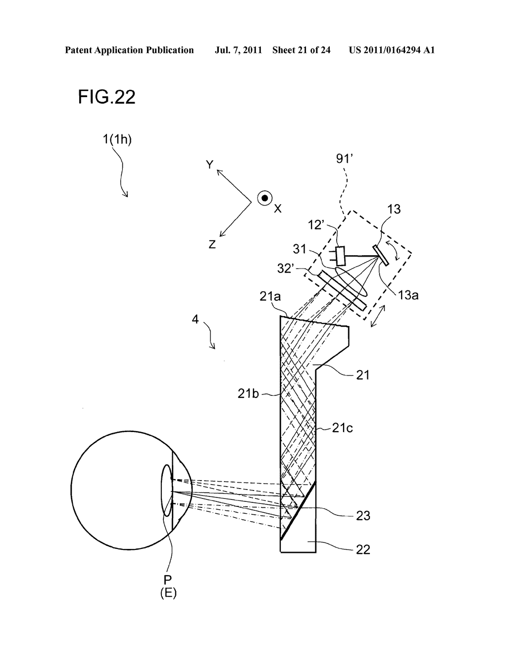 IMAGE DISPLAY DEVICE, HEAD-MOUNTED DISPLAY AND HEAD-UP DISPLAY - diagram, schematic, and image 22