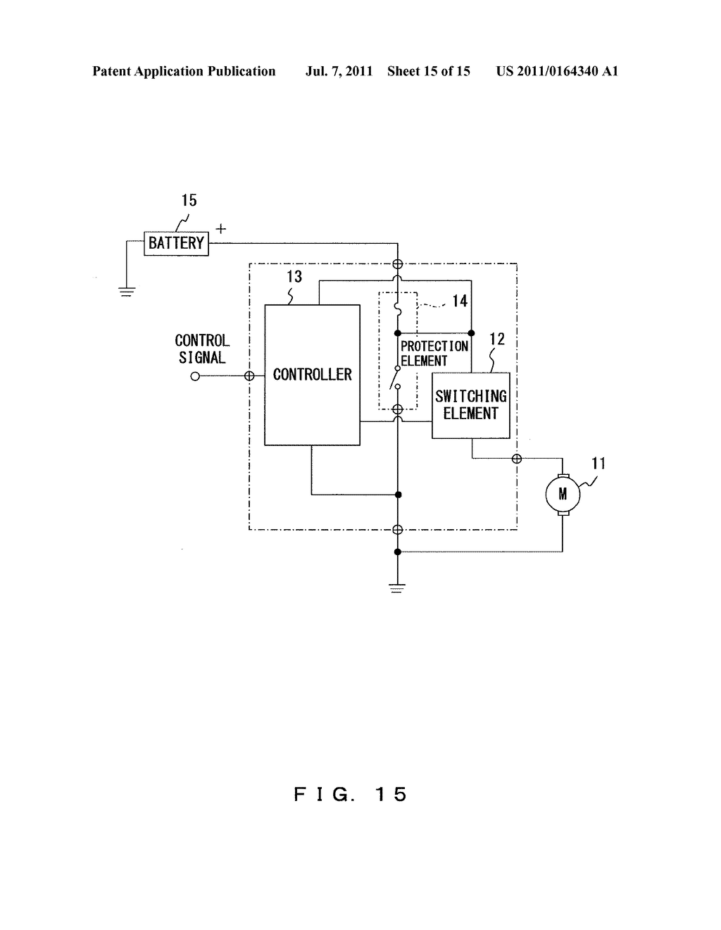 NORMAL-CONDITION-OFF-TYPE PROTECTION ELEMENT AND CONTROL UNIT HAVING THE     NORMAL-CONDITION-OFF-TYPE PROTECTION ELEMENT - diagram, schematic, and image 16