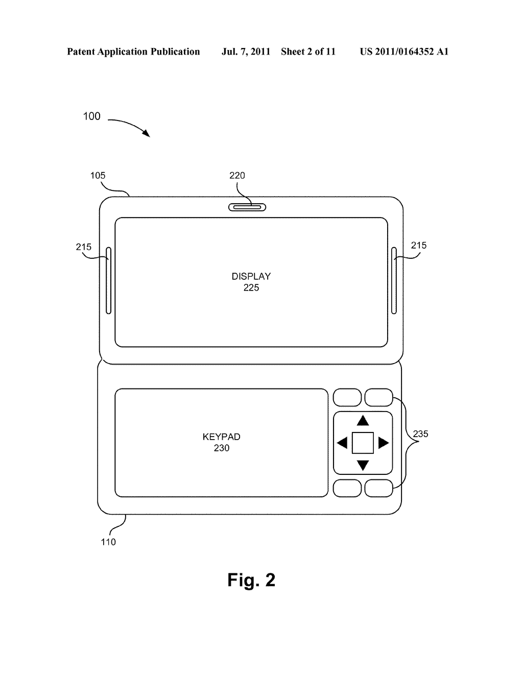 DOUBLE SLIDING MECHANISM FOR USER DEVICES - diagram, schematic, and image 03