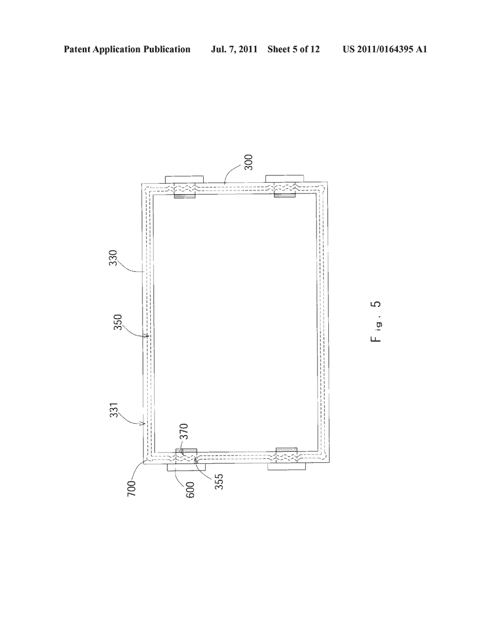Display Device, A Front Frame Used Therein, and A Method of Manufacture     Thereof - diagram, schematic, and image 06