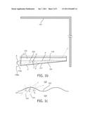 Optical element for inducing a variation of light from a light source diagram and image