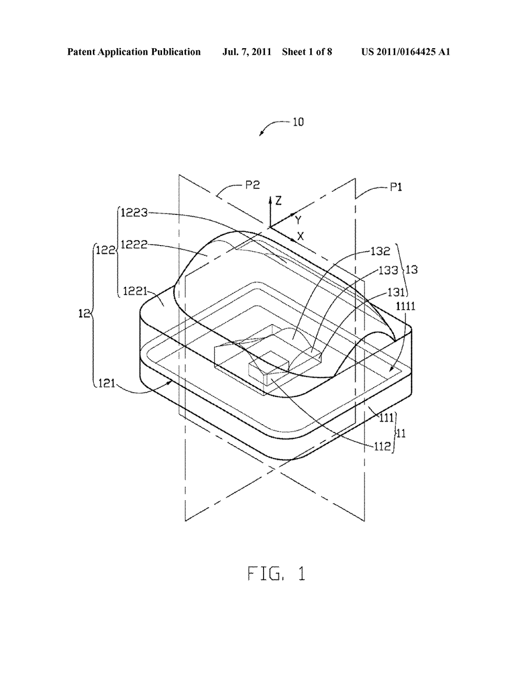 LENS AND ILLUMINATION DEVICE HAVING SAME - diagram, schematic, and image 02