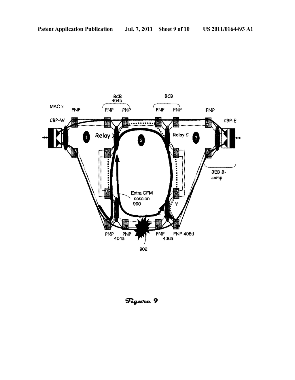 PROTECTION FOR PROVIDER BACKBONE BRIDGE TRAFFIC ENGINEERING - diagram, schematic, and image 10