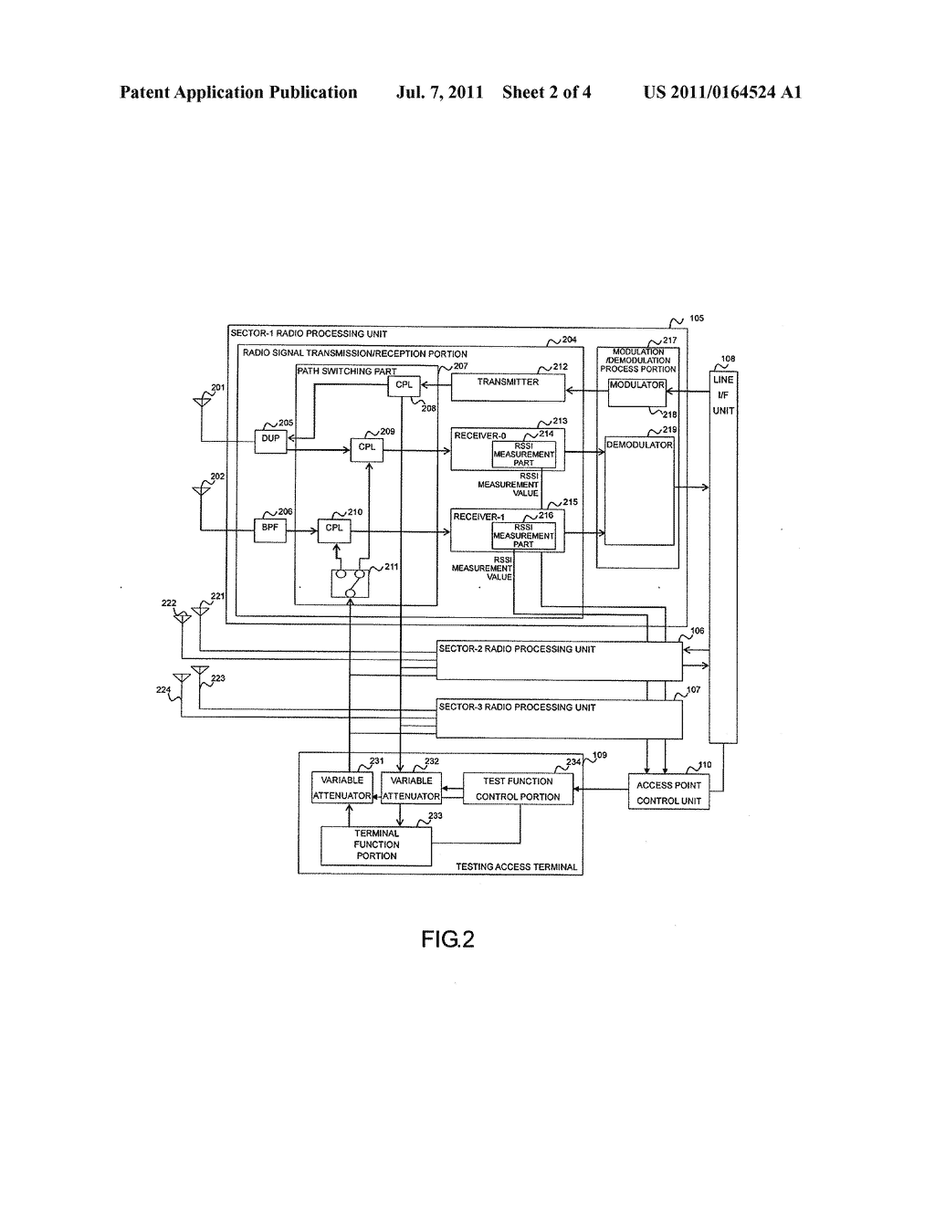 RADIO ACCESS POINT TESTING APPARATUS - diagram, schematic, and image 03