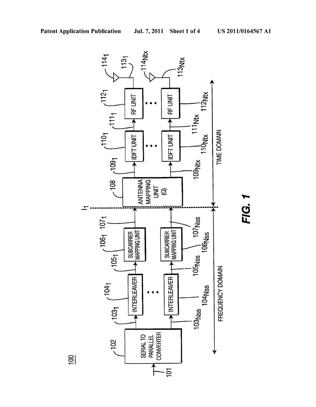 METHOD AND APPARATUS FOR PERFORMING BLIND SIGNAL SEPARATION IN AN OFDM     MIMO SYSTEM - diagram, schematic, and image 02