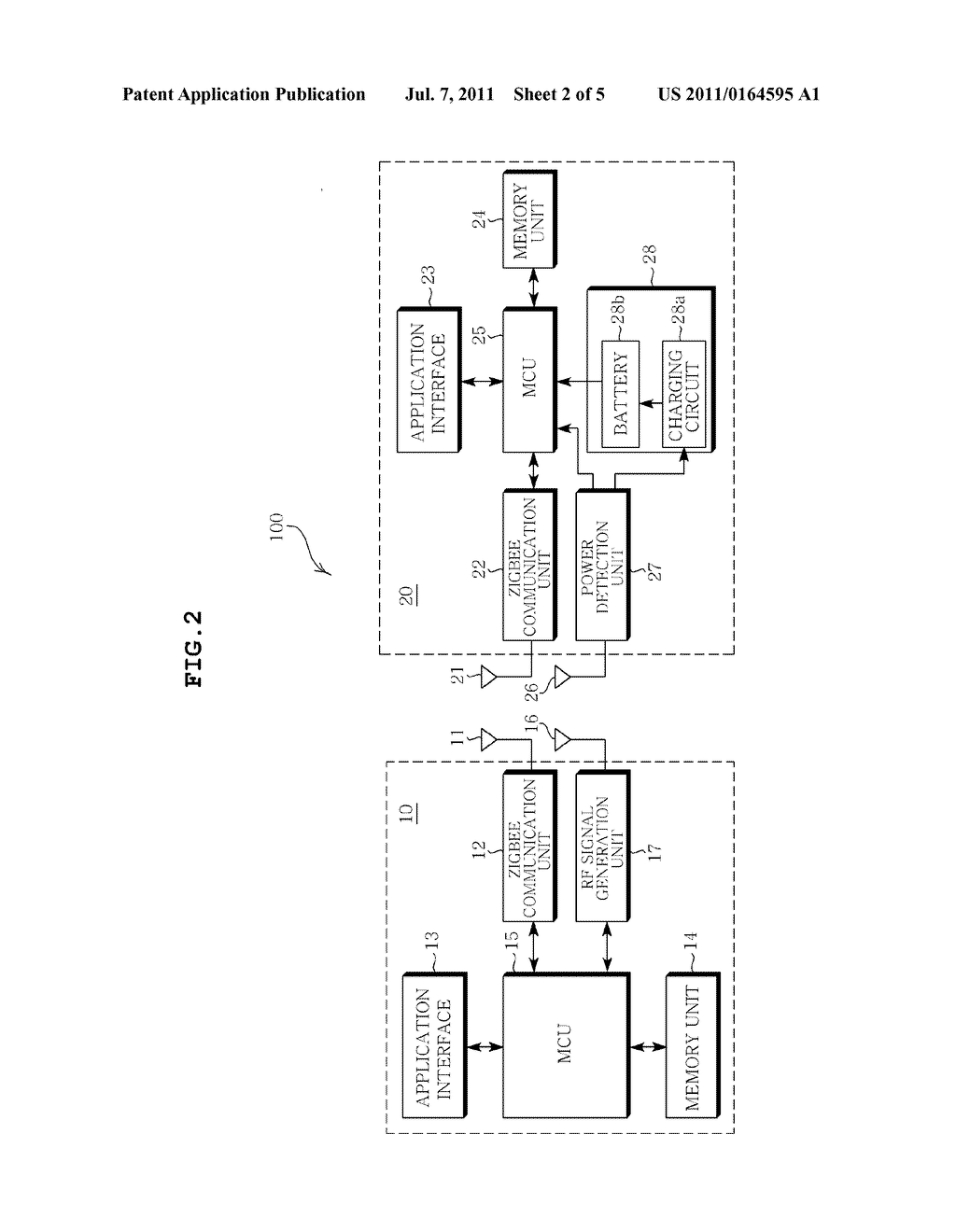 APPARATUS AND METHOD FOR LOW POWER LOCAL AREA COMMUNICATION USING EVENT     SIGNAL CONTROL - diagram, schematic, and image 03