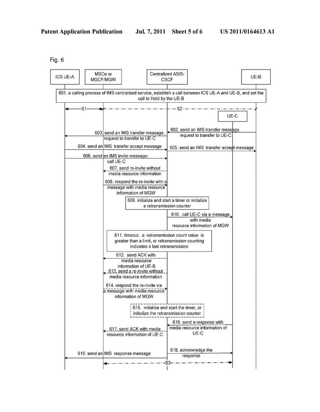 Media negotiation method for IP multimedia link - diagram, schematic, and image 06