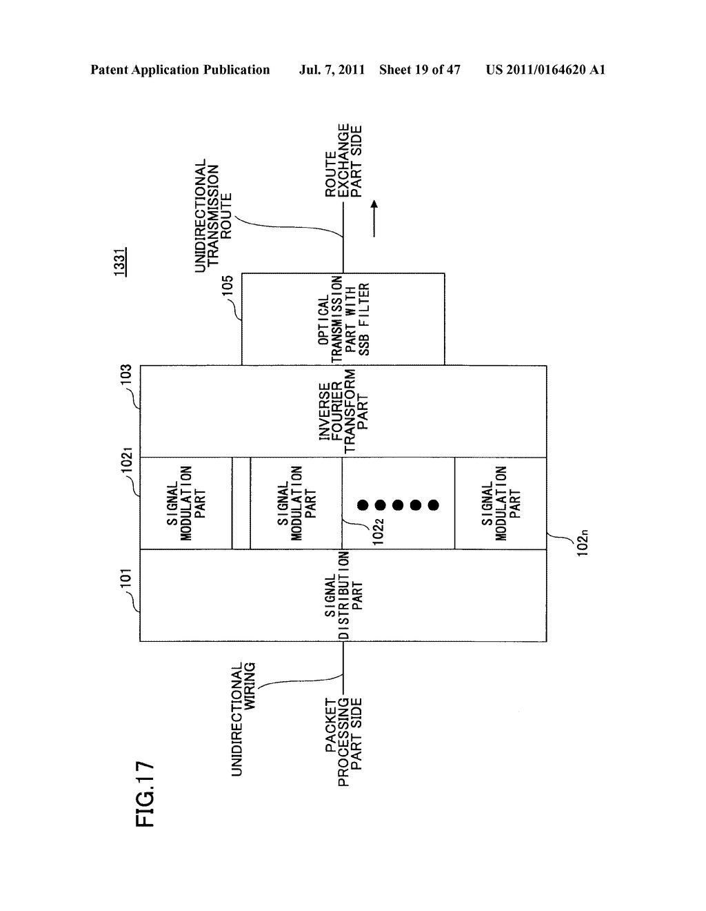 BANDWIDTH VARIABLE COMMUNICATION APPARATUS AND BANDWIDTH VARIABLE     COMMUNICATION METHOD - diagram, schematic, and image 20