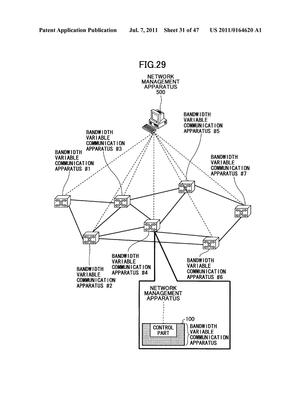 BANDWIDTH VARIABLE COMMUNICATION APPARATUS AND BANDWIDTH VARIABLE     COMMUNICATION METHOD - diagram, schematic, and image 32