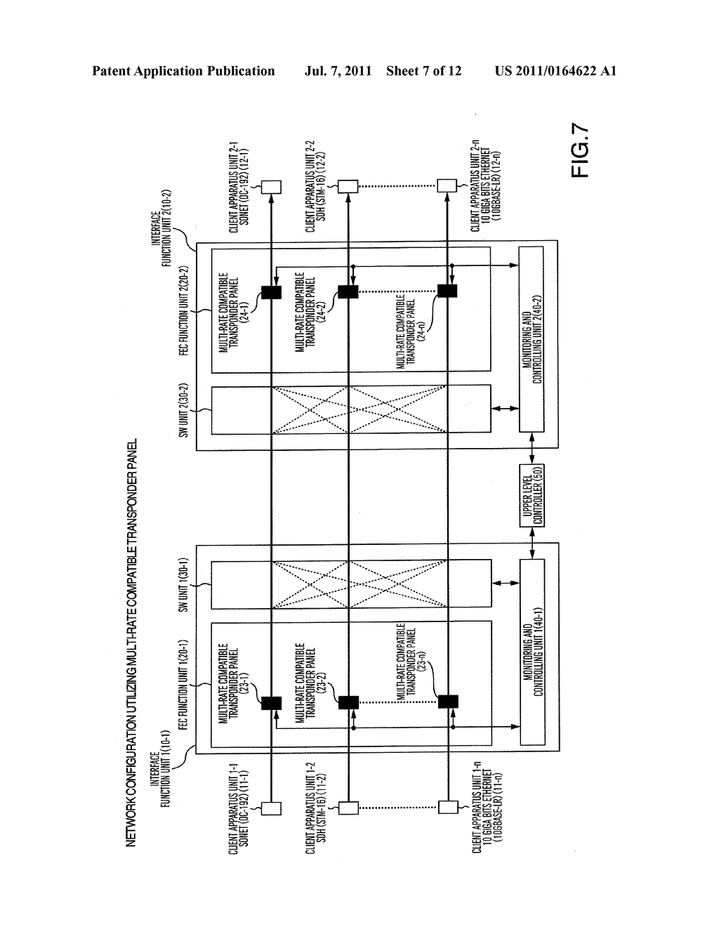 OPERATION AND CONSTRUCTION METHOD OF NETWORK USING MULTI-RATE INTERFACE     PANEL - diagram, schematic, and image 08