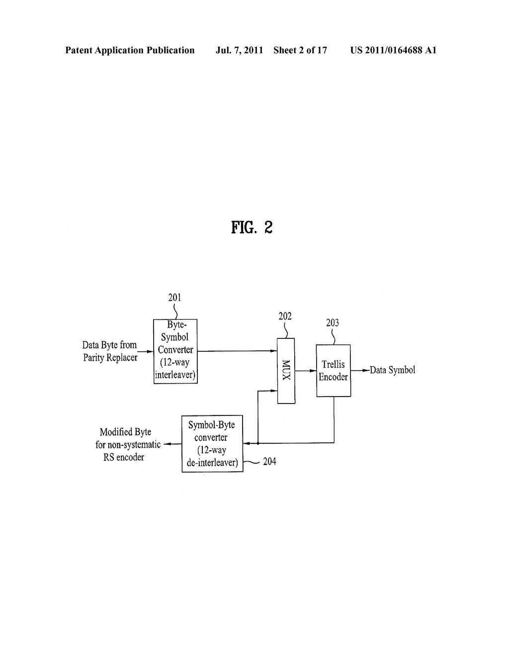 DTV TRANSMITTING SYSTEM AND RECEIVING SYSTEM AND METHOD OF PROCESSING     BROADCAST SIGNAL - diagram, schematic, and image 03