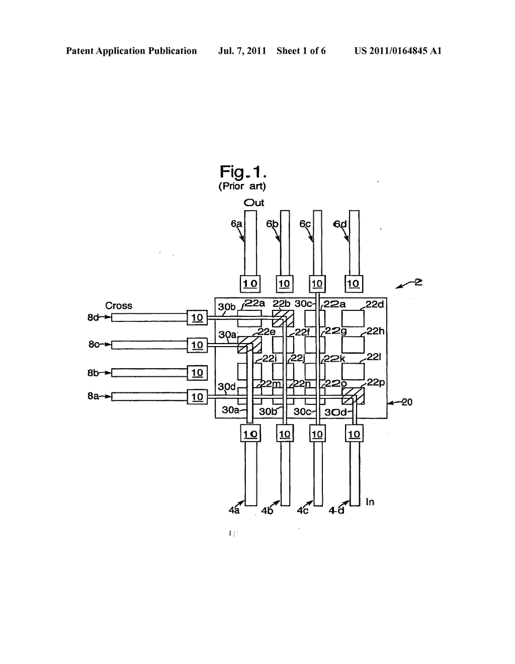 Optical routing device comprising hollow waveguides and MEMS reflective     elements - diagram, schematic, and image 02