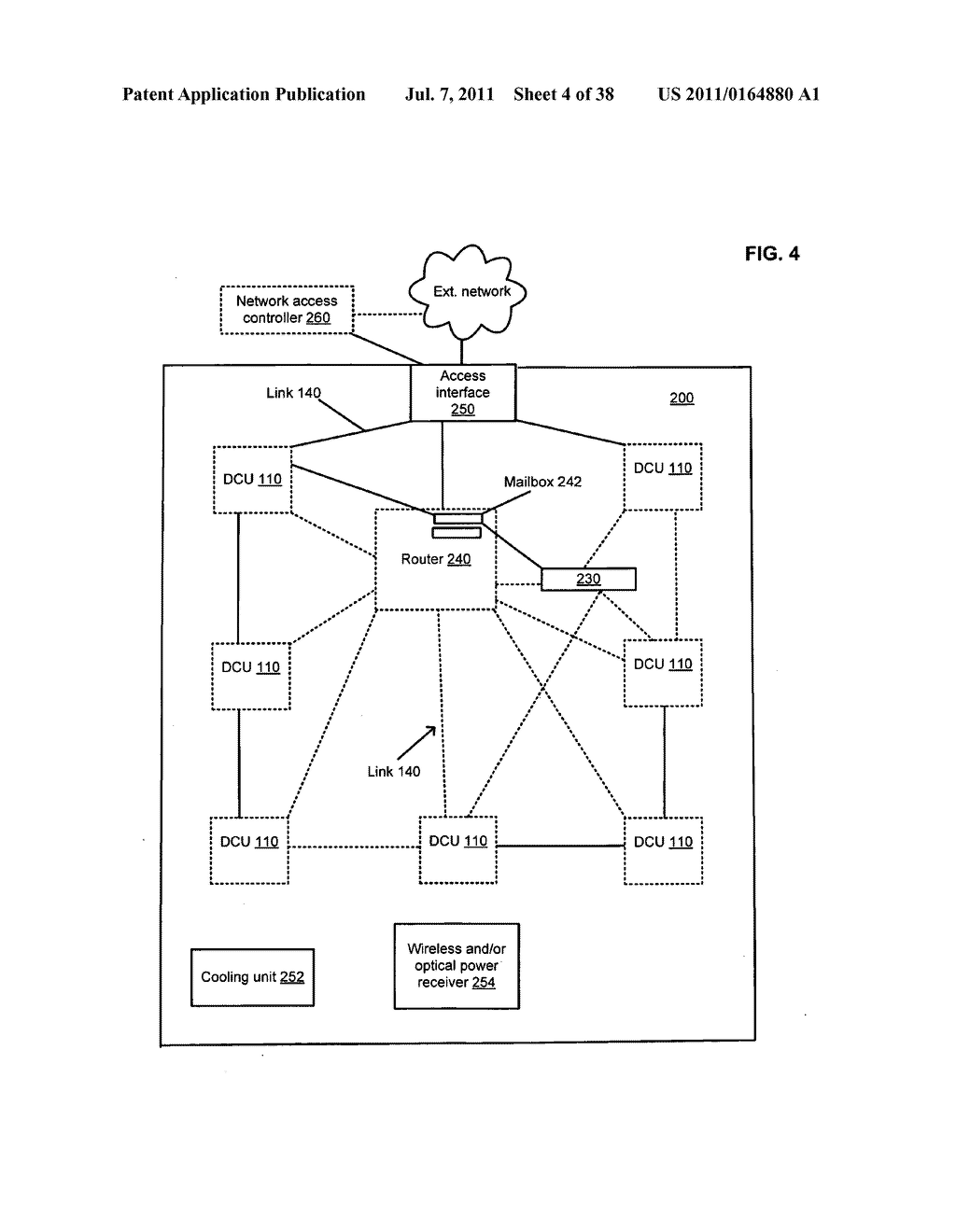 Data center with free-space optical communications - diagram, schematic, and image 05