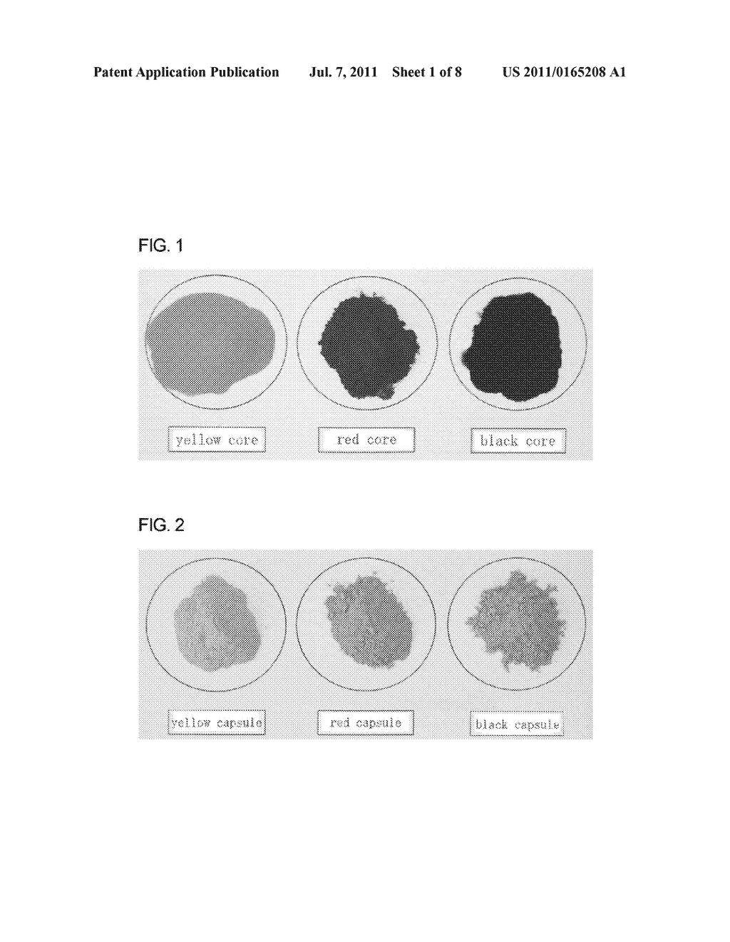 COLOR CAPSULE COMPOSITION FOR COSMETICS, PREPARATION METHOD THEREOF AND     COSMETIC FORMULATION COMPRISING THE SAME - diagram, schematic, and image 02