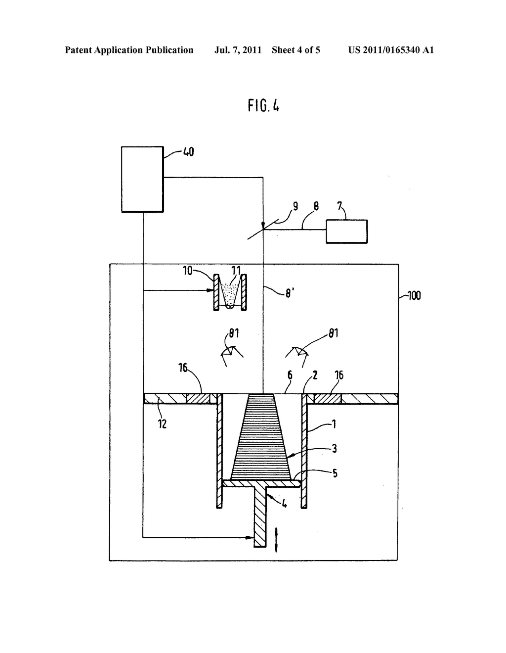 DEVICE FOR GENERATIVELY MANUFACTURING A THREE-DIMENSIONAL OBJECT WITH     CONTINUOUS HEAT SUPPLY - diagram, schematic, and image 05