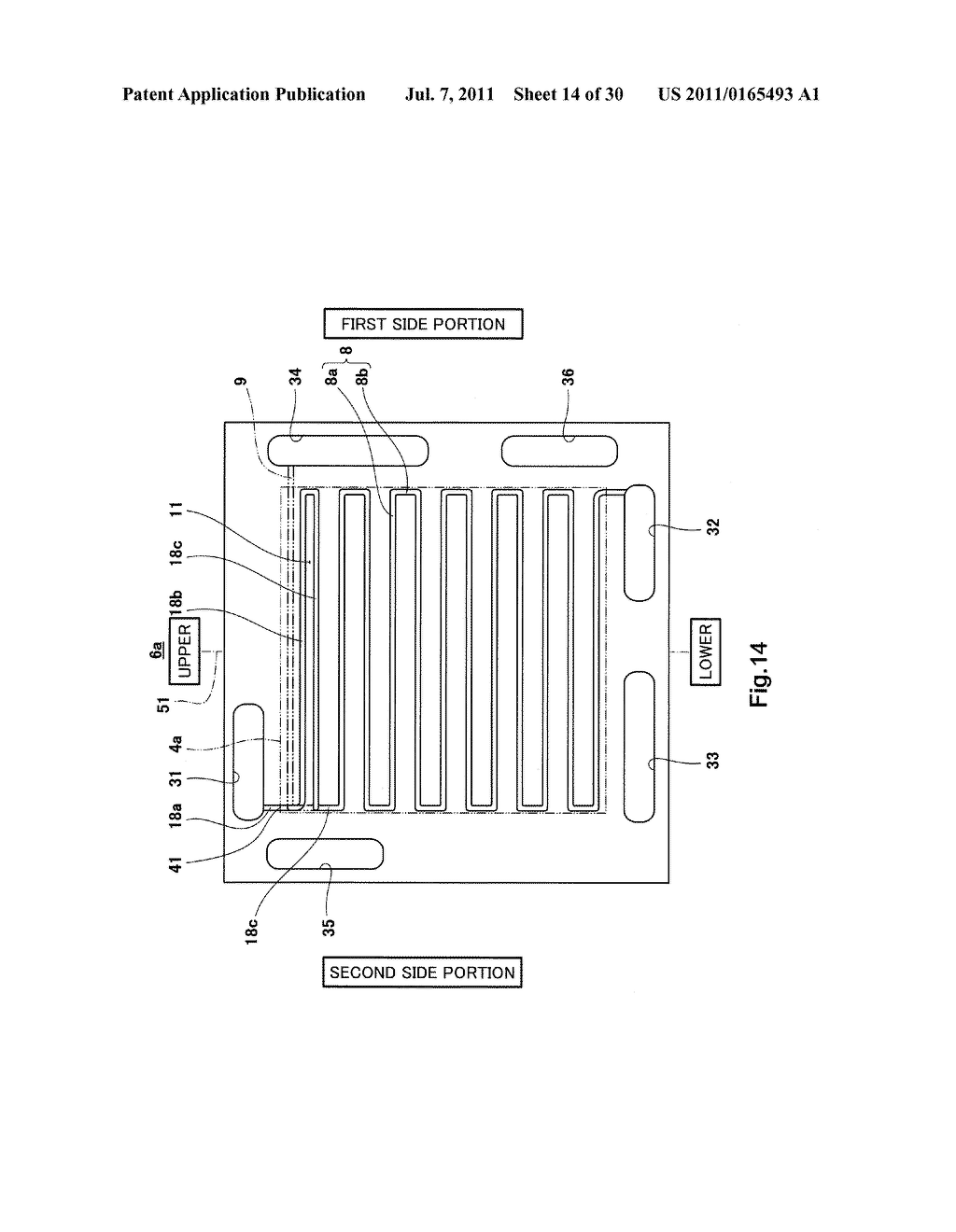 POLYMER ELECTROLYTE FUEL CELL AND FUEL CELL STACK COMPRISING THE SAME - diagram, schematic, and image 15