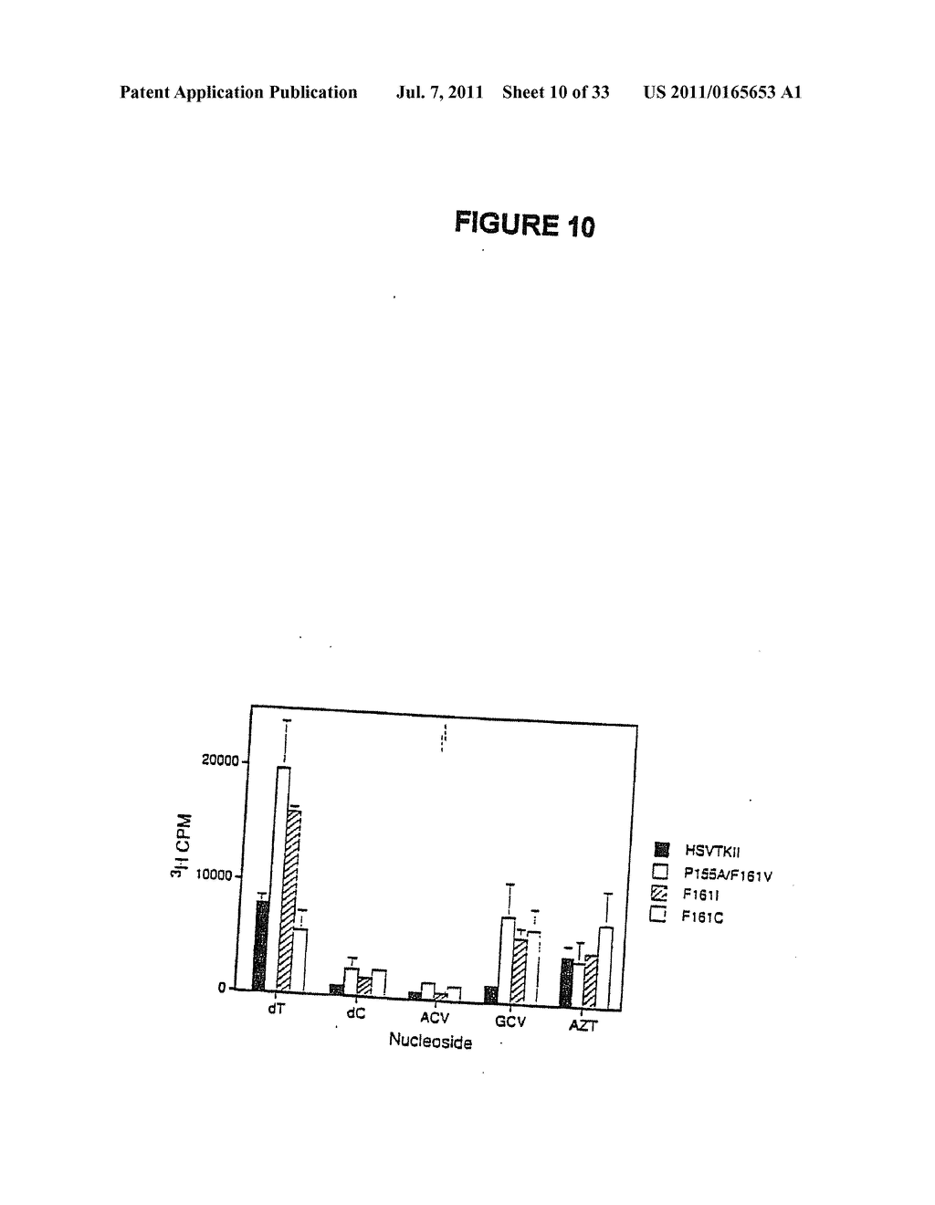 THYMIDINE KINASE MUTANTS AND FUSION PROTEINS HAVING THYMIDINE KINASE AND     GUANYLATE KINASE ACTIVITIES - diagram, schematic, and image 11