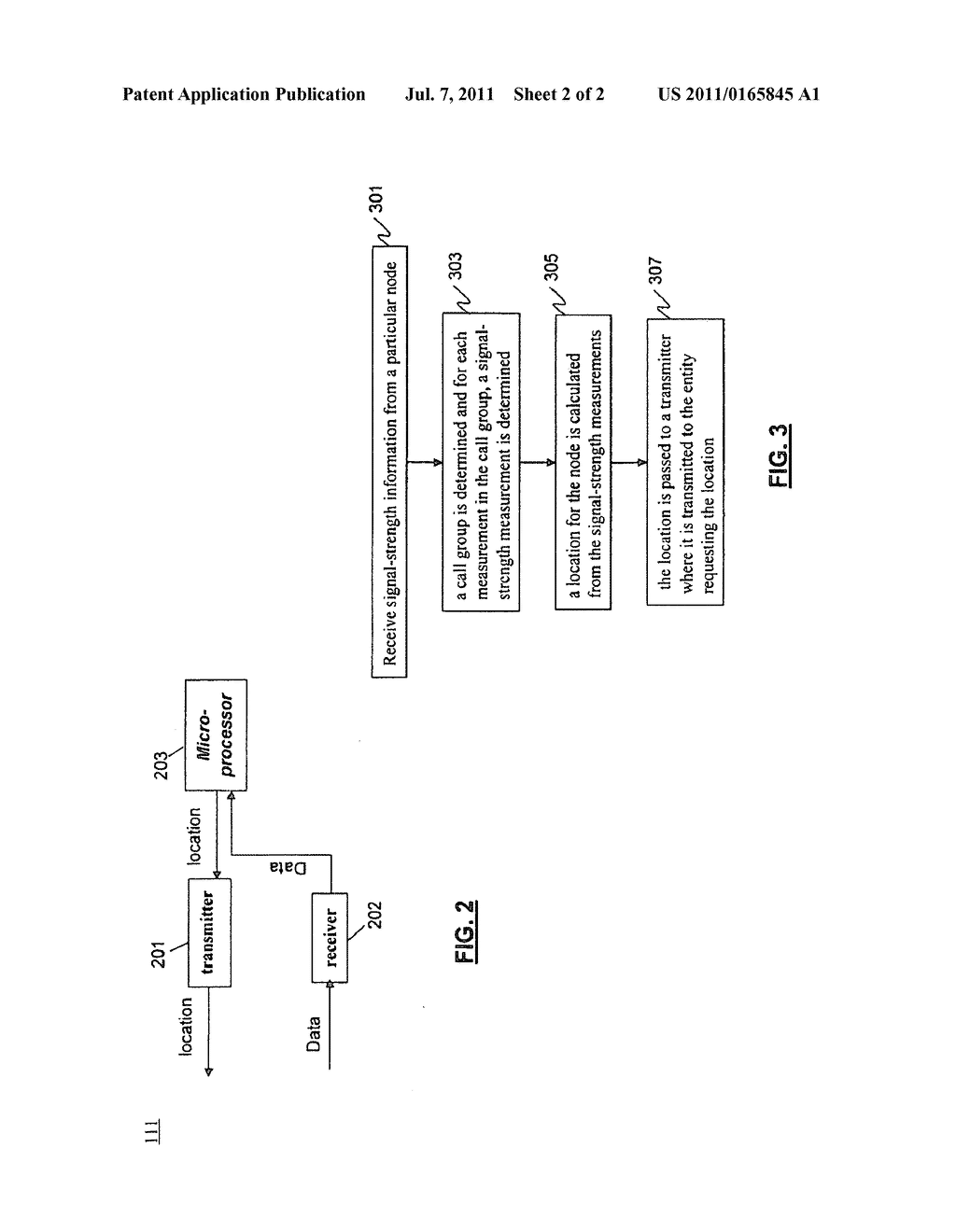 Method and apparatus for determining the location of a node in a wireless     system - diagram, schematic, and image 03