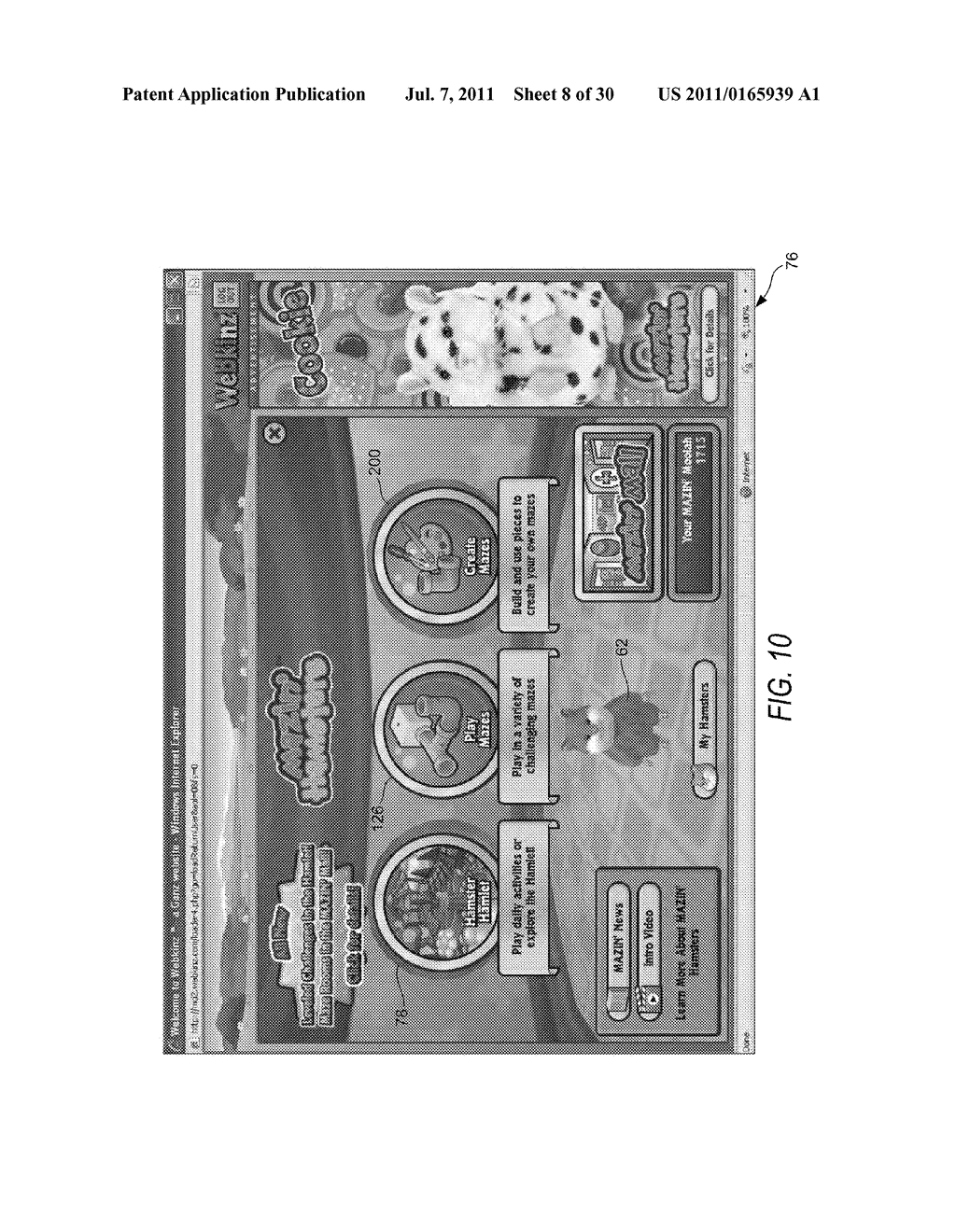 METHOD AND SYSTEM FOR PROVIDING A 3D ACTIVITY IN A VIRTUAL PRESENTATION - diagram, schematic, and image 09