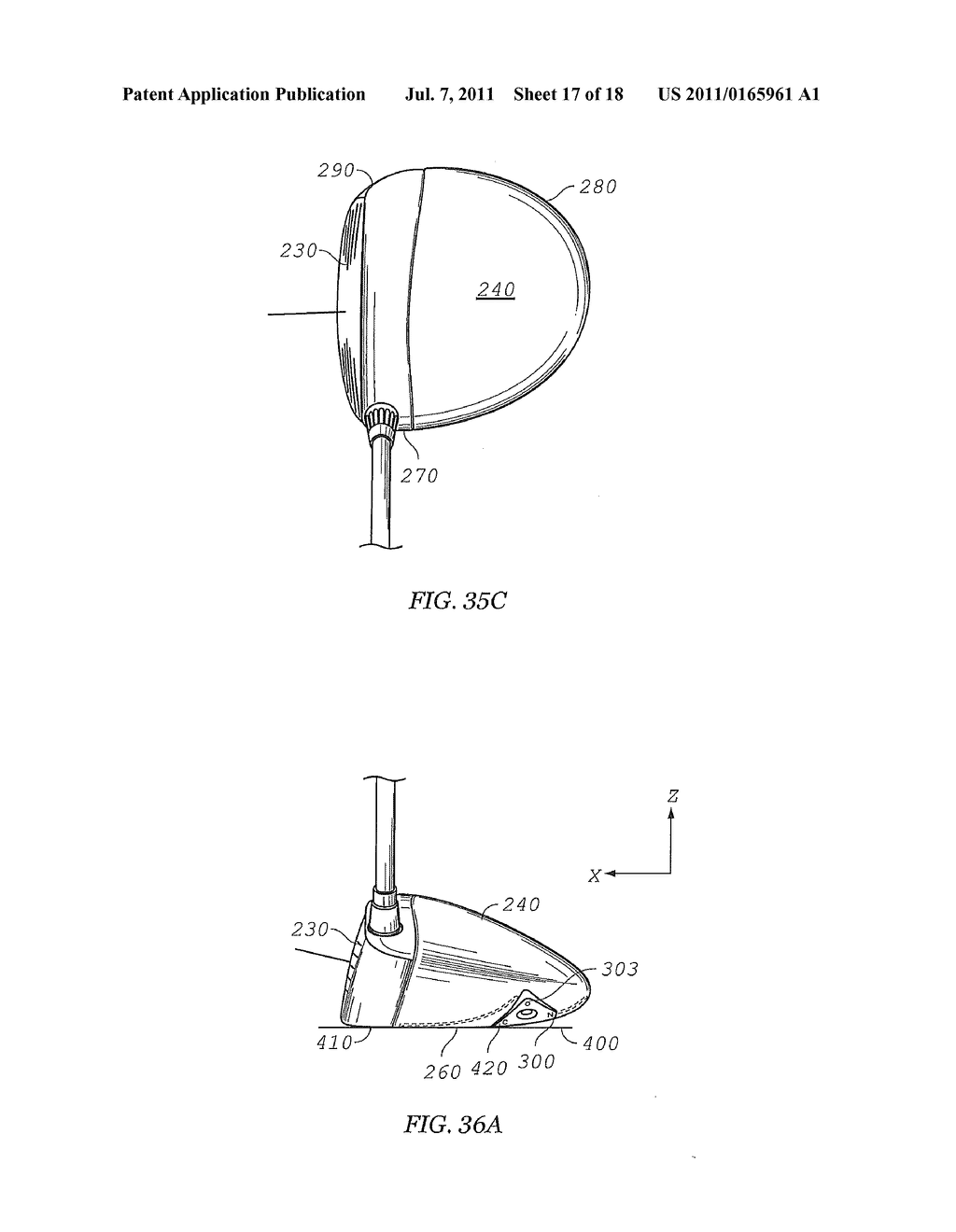 WOOD-TYPE GOLF CLUB HEAD WITH ADJUSTABLE SOLE CONTOUR - diagram, schematic, and image 18
