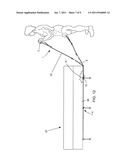 PORTABLE EXERCISE DEVICE FOR MOUNTING TO A BED FRAME diagram and image