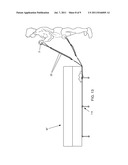 PORTABLE EXERCISE DEVICE FOR MOUNTING TO A BED FRAME diagram and image