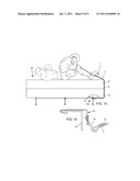 PORTABLE EXERCISE DEVICE FOR MOUNTING TO A BED FRAME diagram and image