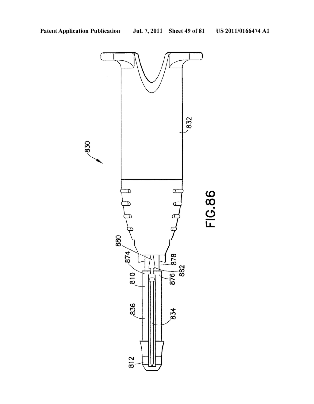 Safety Blood Collection Assembly with Indicator - diagram, schematic, and image 50