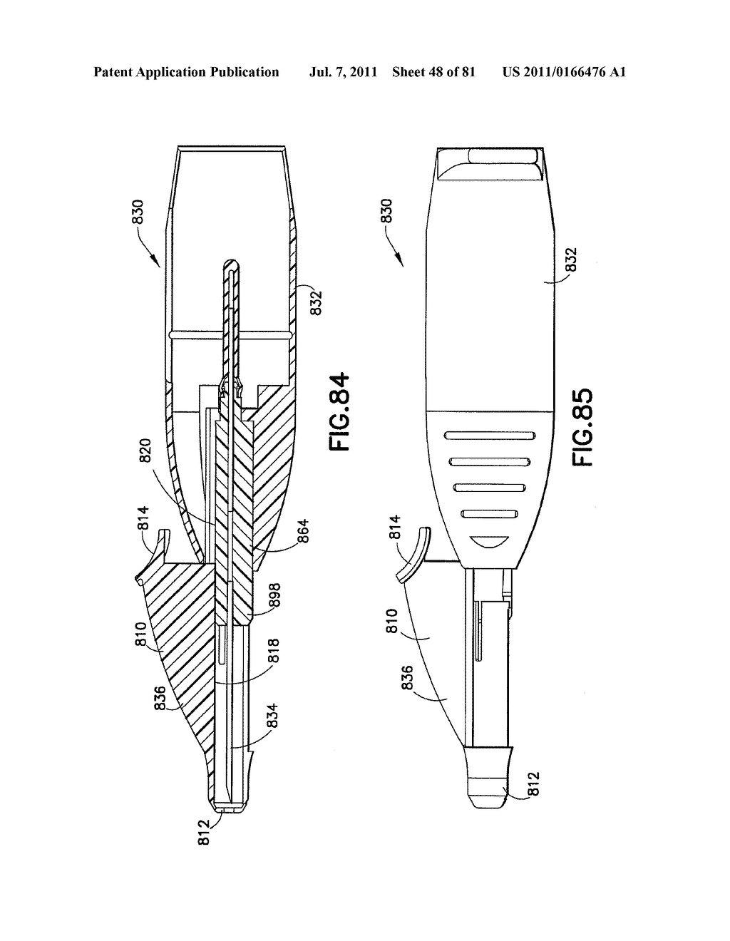 Safety Blood Collection Assembly with Indicator - diagram, schematic, and image 49