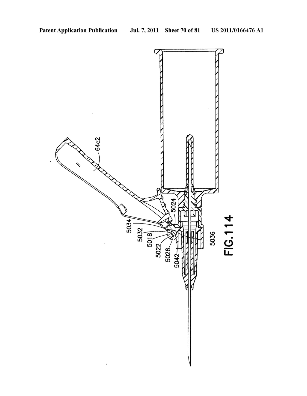 Safety Blood Collection Assembly with Indicator - diagram, schematic, and image 71