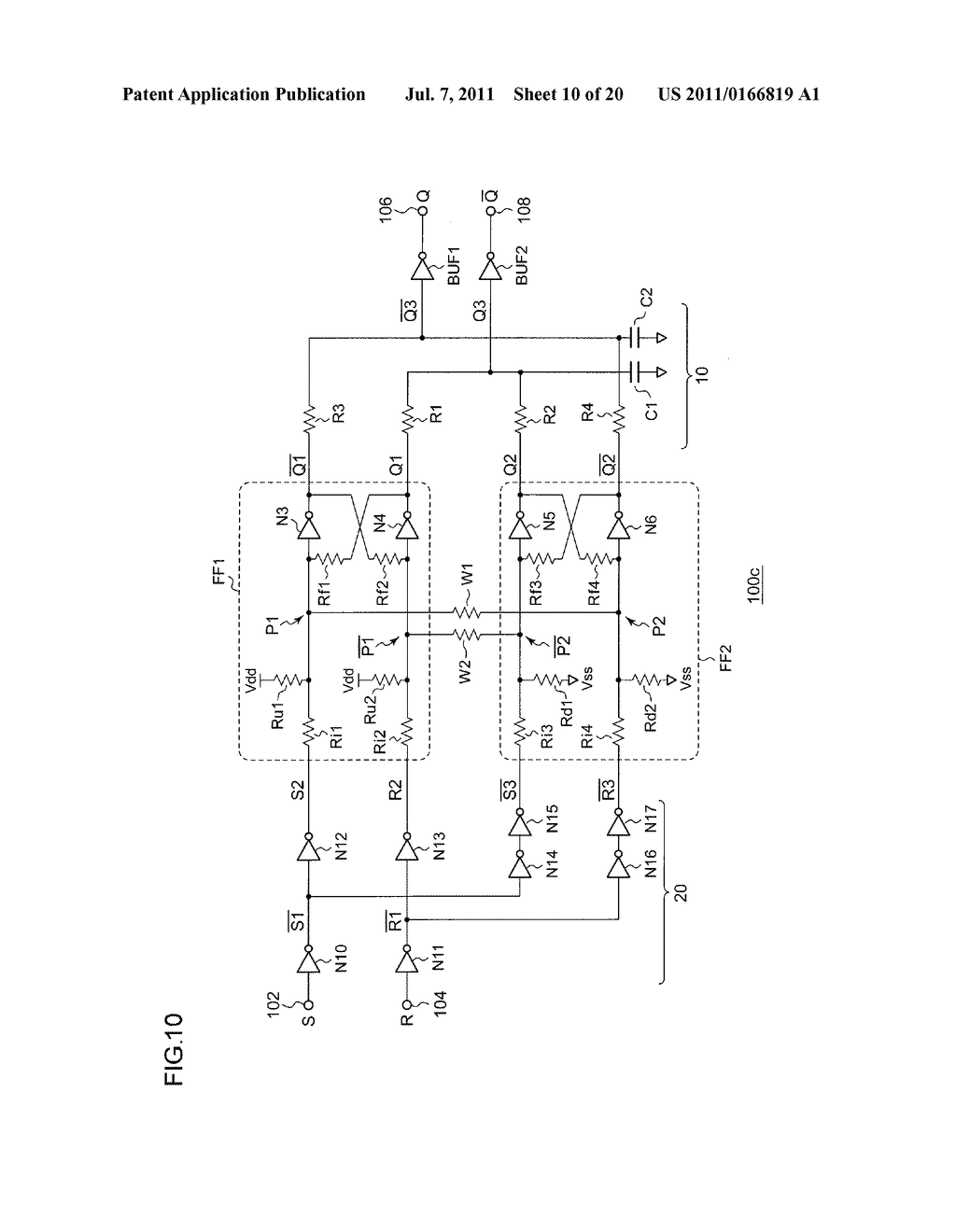 DIFFERENTIAL SR FLIP-FLOP - diagram, schematic, and image 11