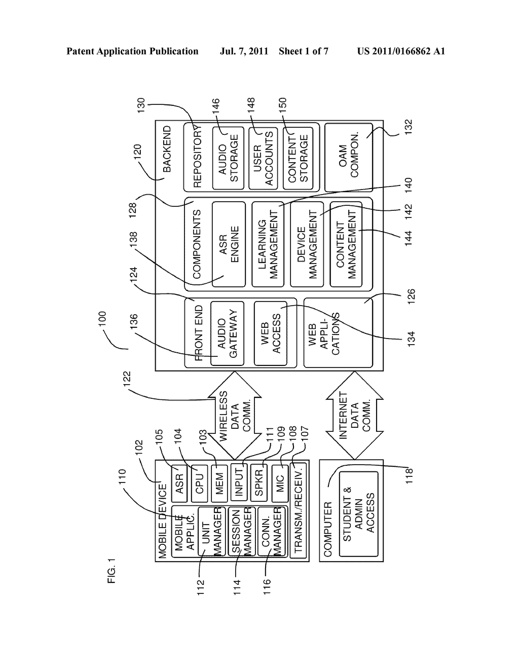 SYSTEM AND METHOD FOR VARIABLE AUTOMATED RESPONSE TO REMOTE VERBAL INPUT     AT A MOBILE DEVICE - diagram, schematic, and image 02