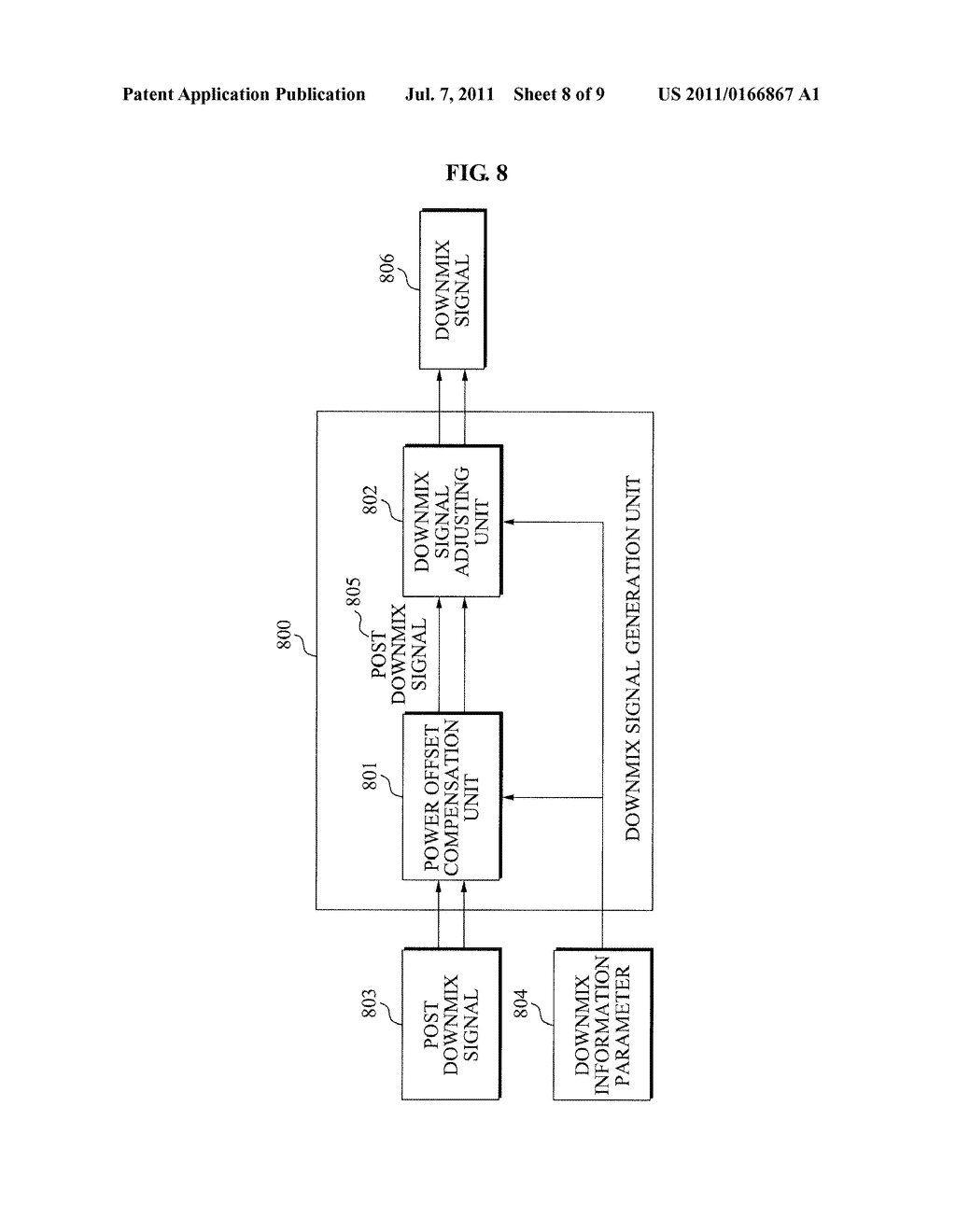 MULTI-OBJECT AUDIO ENCODING AND DECODING APPARATUS SUPPORTING POST     DOWN-MIX SIGNAL - diagram, schematic, and image 09