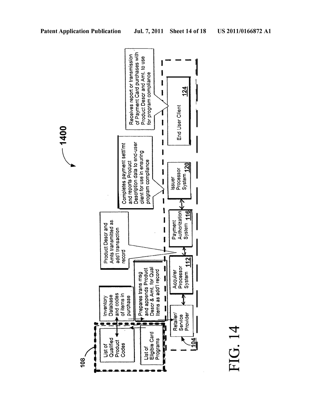 AUTO-SUBSTANTIATION FOR HEALTHCARE UPON SPONSOR ACCOUNT THROUGH PAYMENT     PROCESSING SYSTEM - diagram, schematic, and image 15