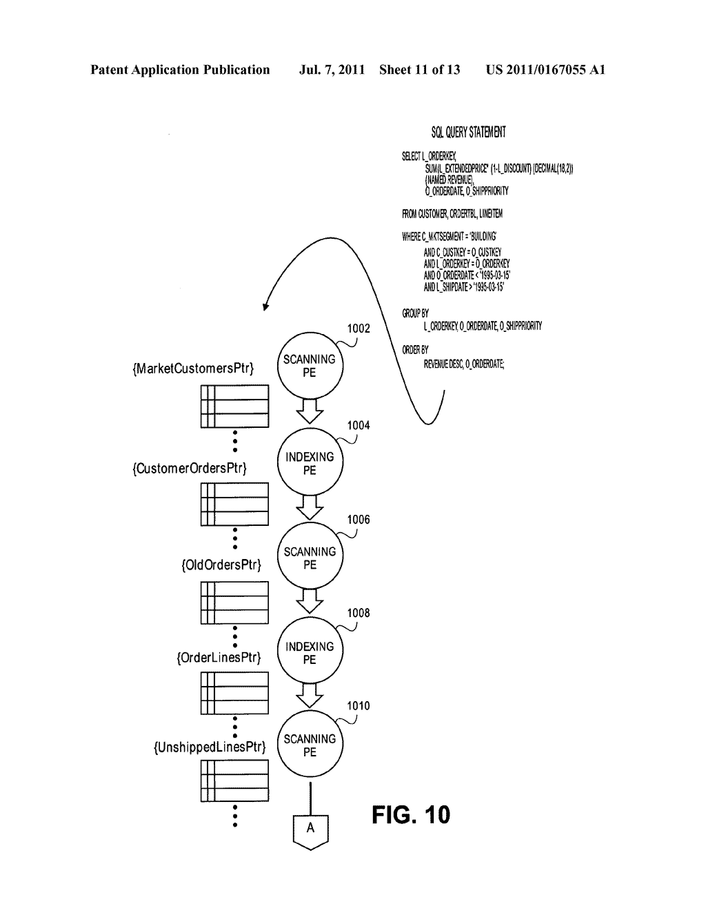 HARDWARE ACCELERATED RECONFIGURABLE PROCESSOR FOR ACCELERATING DATABASE     OPERATIONS AND QUERIES - diagram, schematic, and image 12