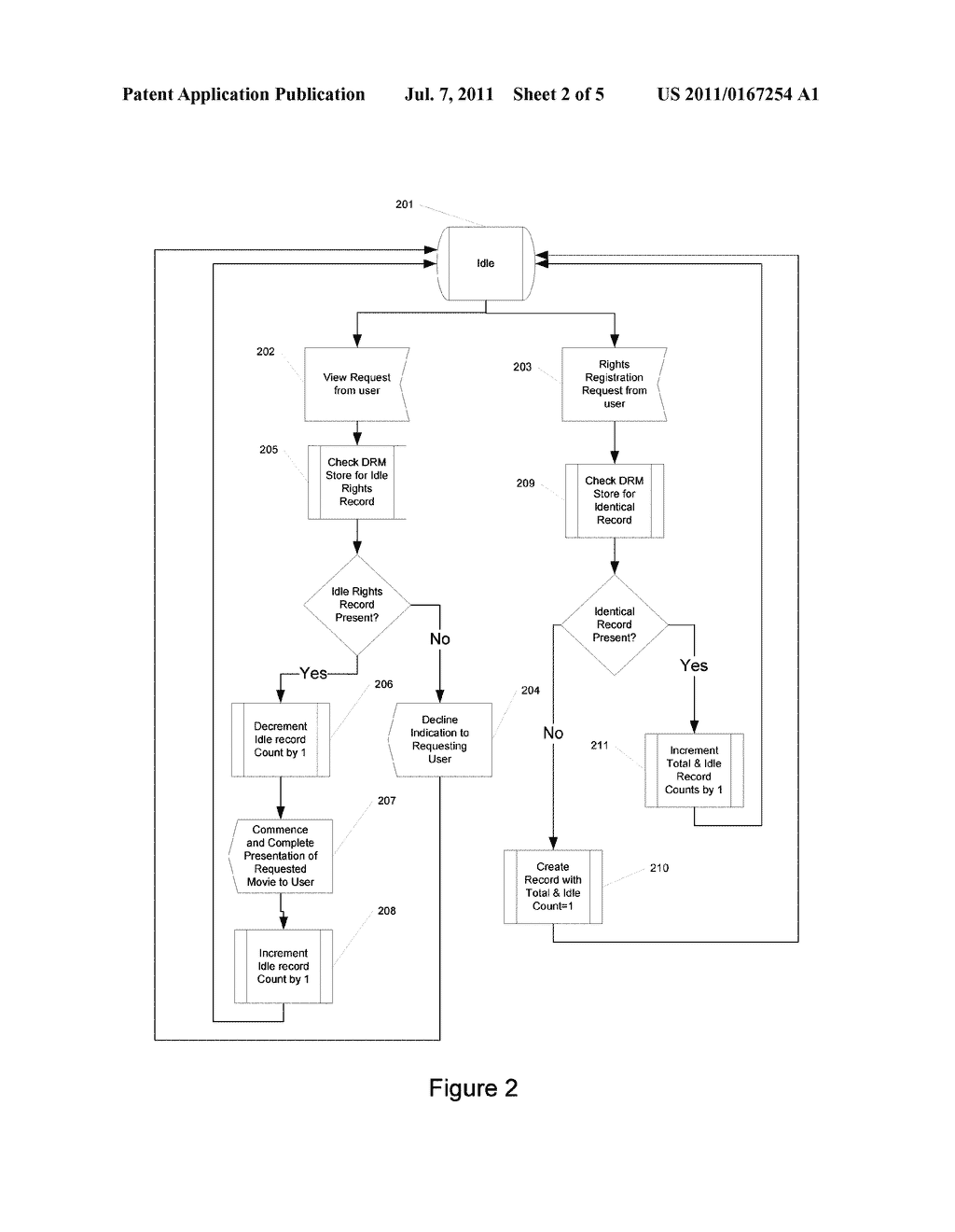 SYSTEM AND METHOD FOR ENSURING CONFORMANCE OF ONLINE MEDIA DISTRIBUTION TO     COPYRIGHT RULES - diagram, schematic, and image 03