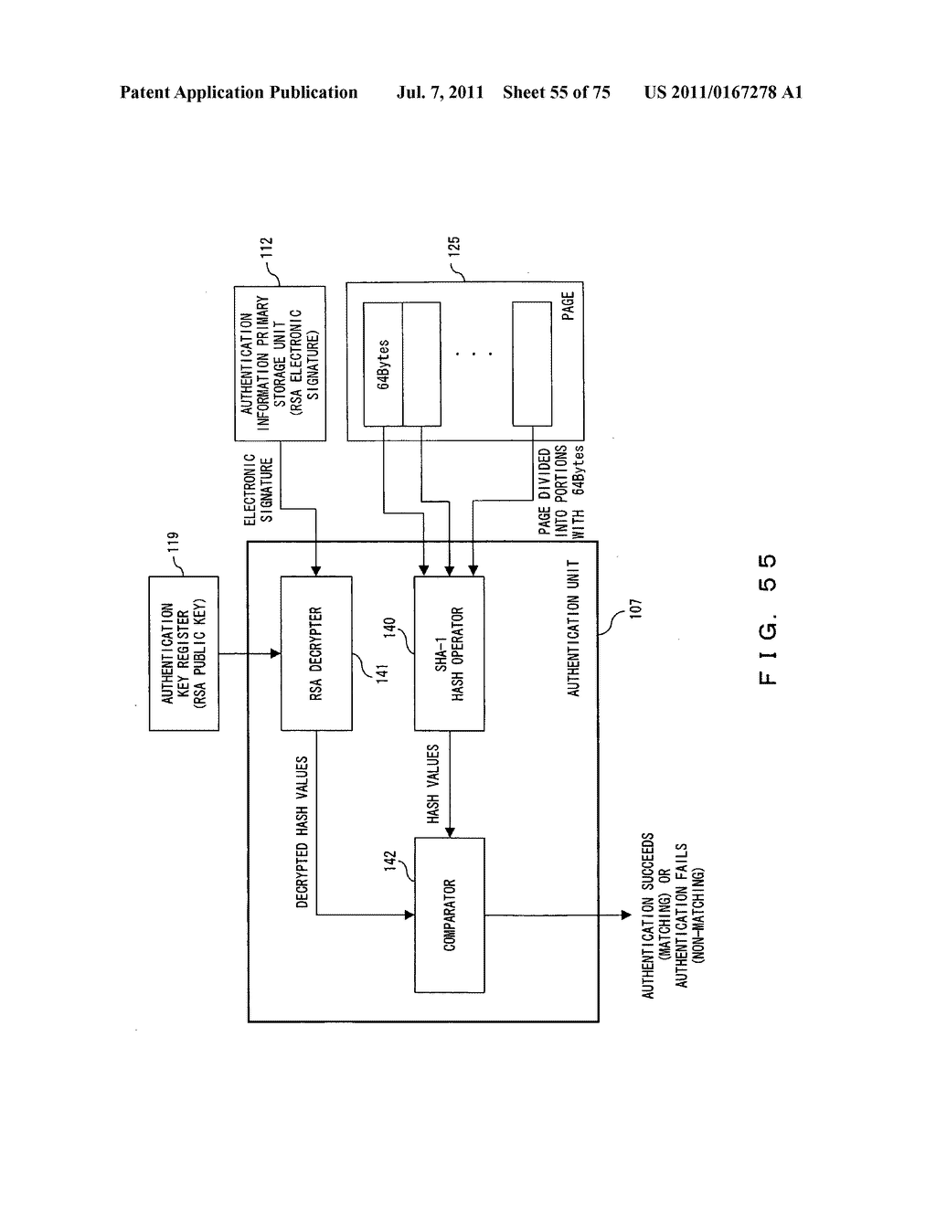 Secure processor and a program for a secure processor - diagram, schematic, and image 56