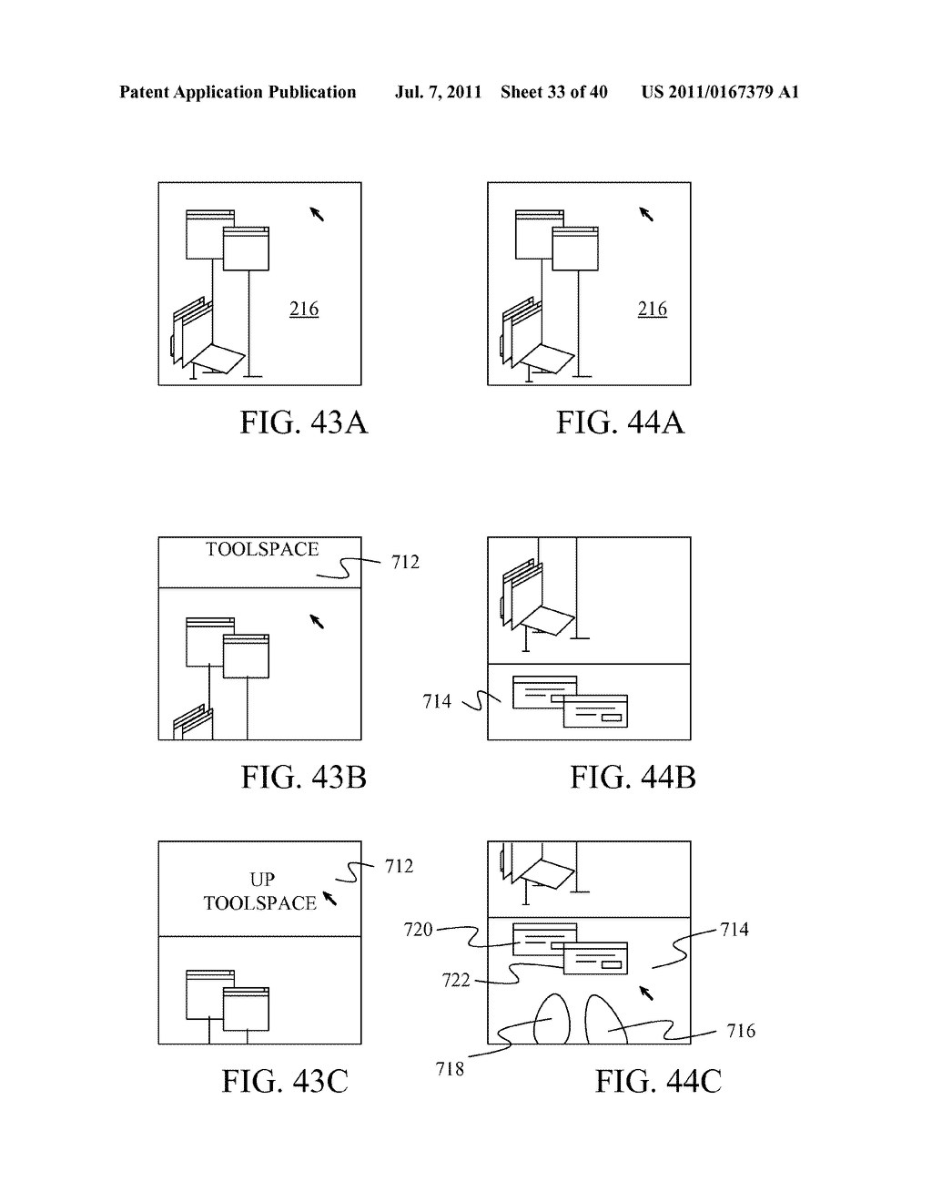 METHOD AND APPARATUS FOR PROVIDING A THREE-DIMENSIONAL TASK GALLERY     COMPUTER INTERFACE - diagram, schematic, and image 34