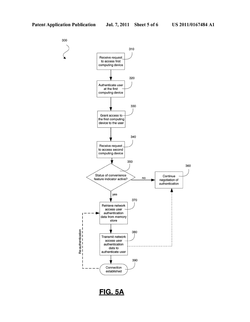 APPARATUS AND METHOD FOR INTEGRATING AUTHENTICATION PROTOCOLS IN THE     ESTABLISHMENT OF CONNECTIONS BETWEEN COMPUTING DEVICES - diagram, schematic, and image 06