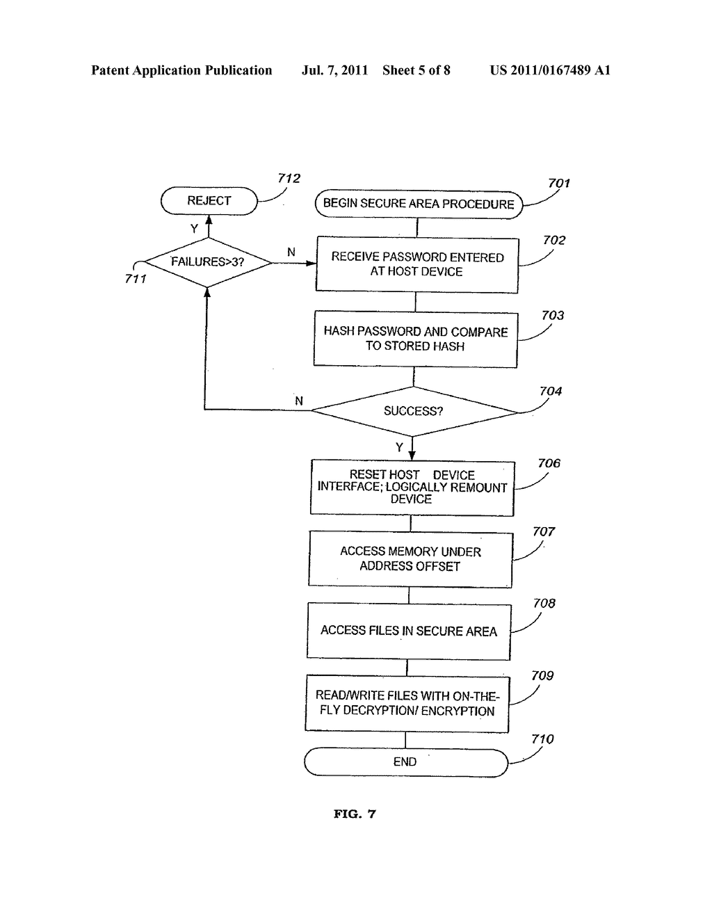 Apparatus and Method for Securing Data on a Portable Storage Device - diagram, schematic, and image 06