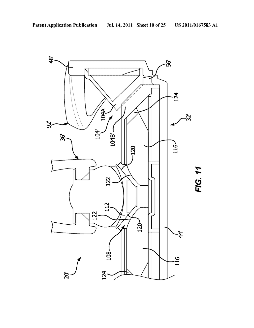 ADJUSTABLE CLEANING HEAD FOR A CLEANING TOOL - diagram, schematic, and image 11