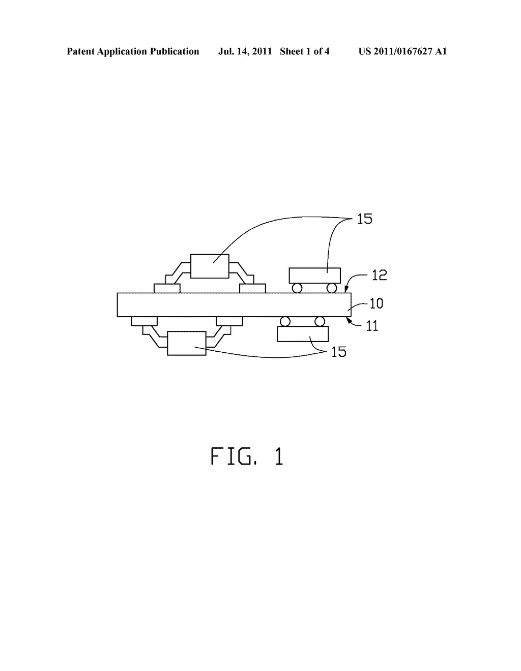 METHOD OF MOUNTING ELECTRONIC COMPONENTS ON PRINTED CIRCUIT BOARDS - diagram, schematic, and image 02