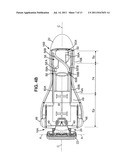 RAZOR WITH A RETRACTABLE SHAVING CARTRIDGE AND RAZOR HANDLE FOR SUCH A     HANDLE diagram and image