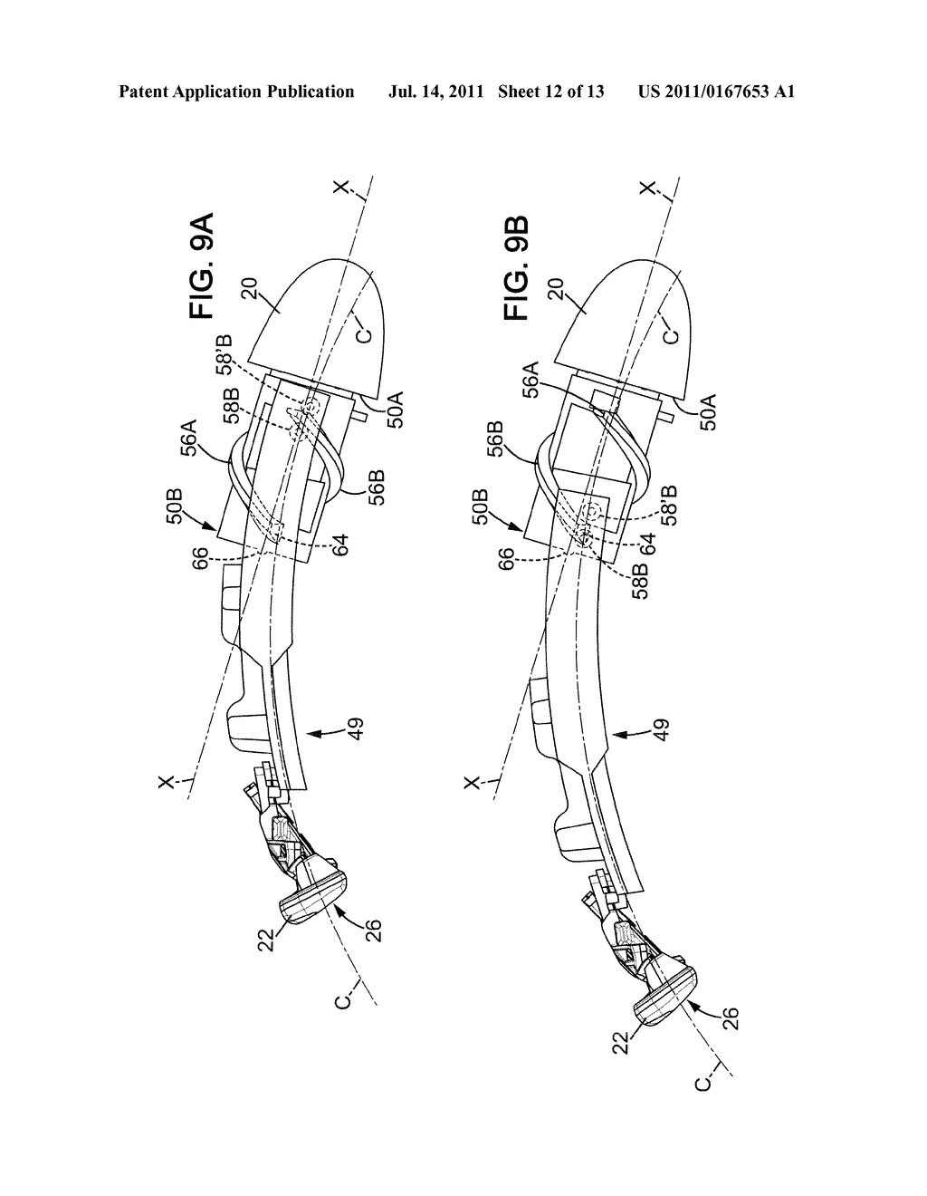 RAZOR WITH A RETRACTABLE SHAVING CARTRIDGE AND RAZOR HANDLE FOR SUCH A     HANDLE - diagram, schematic, and image 13